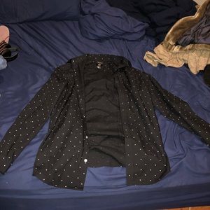 H&M Polka dot Button up